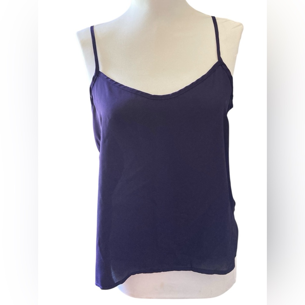 EXPRESS Purple Camisole Size Medium Perfect For Layering Chic Lightweight EUC